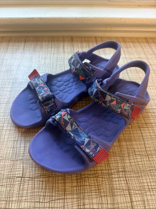 Merrell Other - Merrell Kids Lavender Sandals with Geometric Print Straps